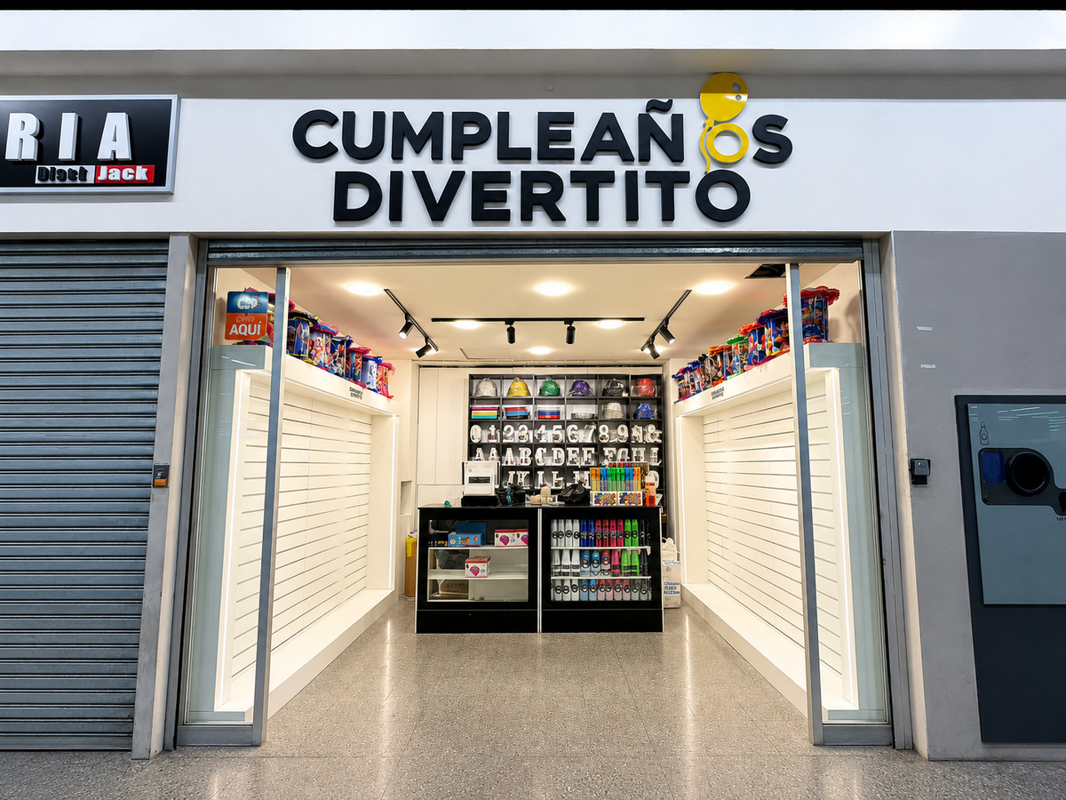 Cumpleaños Divertito - Tienda al interior de Tottus Quilicura